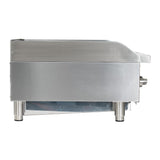 Globe GCB24G-SR 24" countertop gas charbroiler, radiant, side view