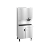 Hoshizaki DCM-700BAK ice and water dispenser shown on optional stand (sold separately)