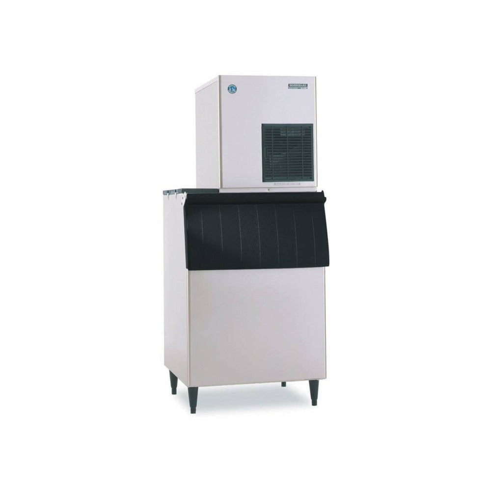 Hoshizaki F-801MWJ-C ice maker on storage bin
