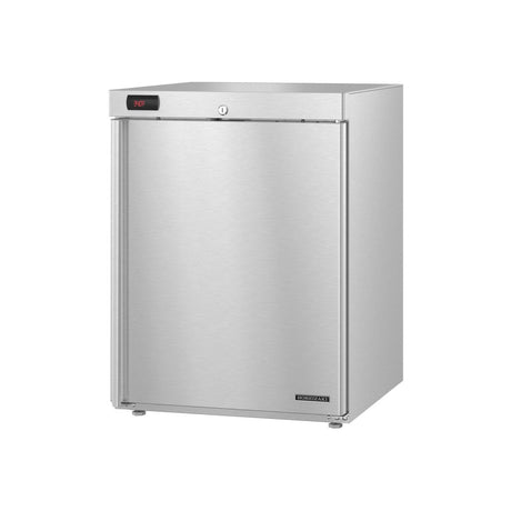 Hoshizaki HR24C compact undercounter refrigerator, front view, door closed