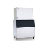 Hoshizaki KM-1301SWJ3 ice maker on storage bin