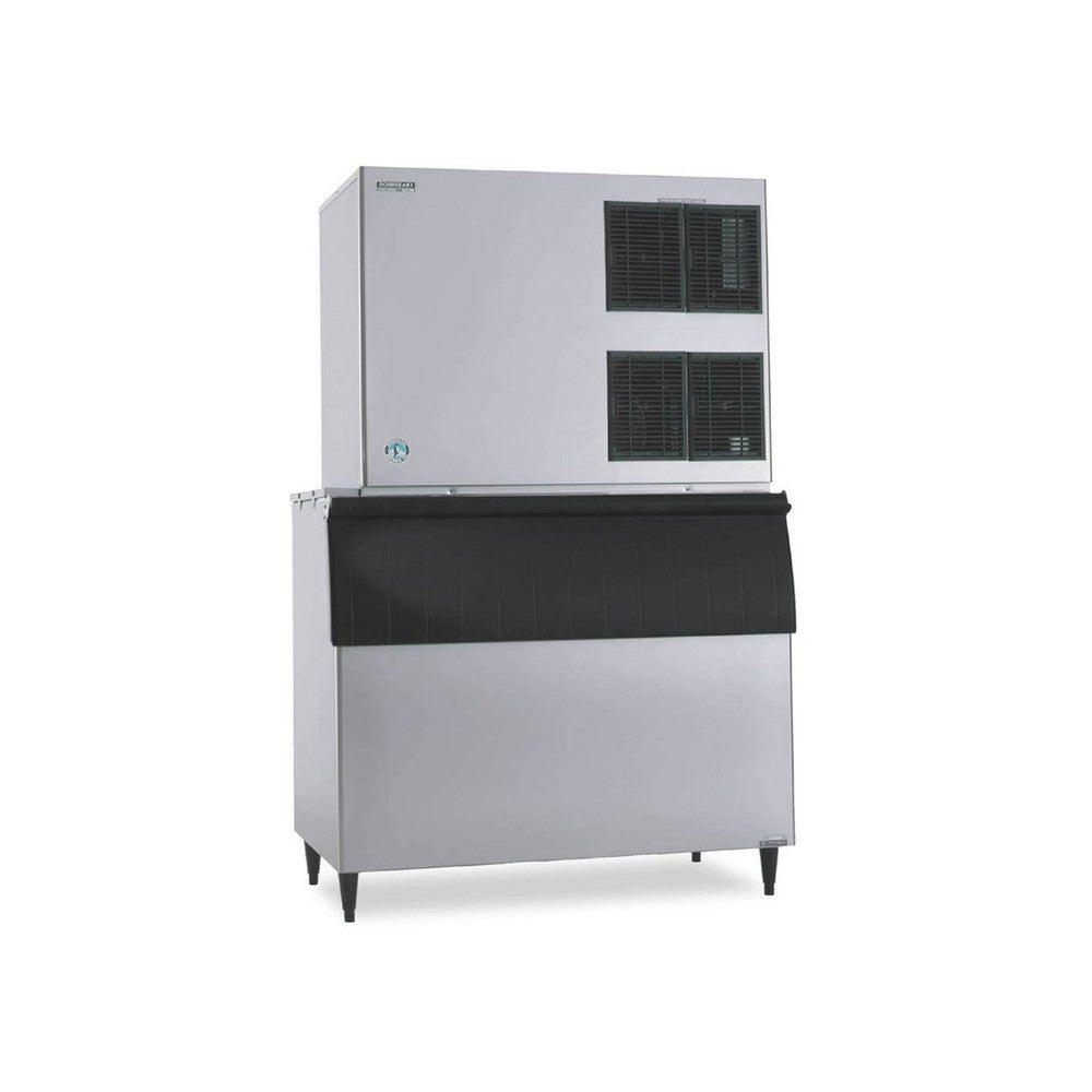 Hoshizaki KM-1900SAJ3 ice maker on storage bin