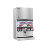 Hoshizaki KMD-355MWJ ice maker on storage bin