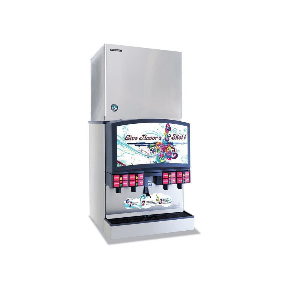 Hoshizaki KMD-860MWJ ice maker on storage bin