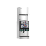 Hoshizaki KMS-1122MLJ remote condenser crescent cube ice machine on Hoshizaki ice and beverage dispenser