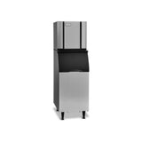 Ice-O-Matic CIM0320FW ice maker on storage bin