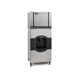 Ice-O-Matic CIM0530HW ice maker on storage bin