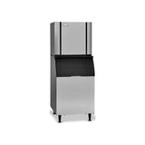 Ice-O-Matic CIM1136HW ice maker on storage bin
