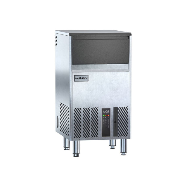 Ice-O-Matic UCG130A 18.25-inch air-cooled gourmet cube undercounter ice machine, front angle view