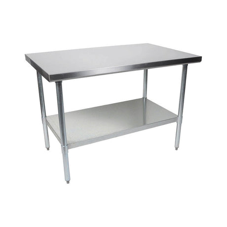 John Boos FBLG9630-X 96 x 30 inch stainless steel work table