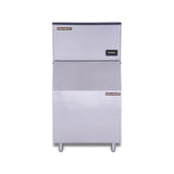 Kold-Draft GTX361LCE 30-inch ice machine shown on a Kold-Draft ice storage bin, front view (bin sold separately)