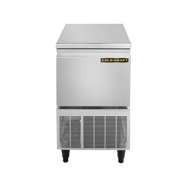 Kold-Draft KD-50E 15-1/2-inch undercounter cocktail cube ice machine, front view