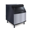 Koolaire K400 30-inch 365 lb ice storage bin with stainless-like front and black sides