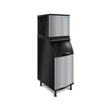 Koolaire KDP0420A ice machine shown on a Koolaire K-Series ice storage bin (bin sold separately)