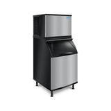 Koolaire KYP1000A ice machine shown on a Koolaire K-Series ice storage bin (bin sold separately)