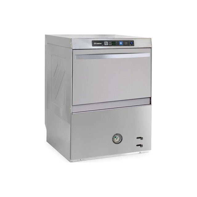 Lamber DSP4EKDPS high temperature undercounter dishwasher, front view, door closed