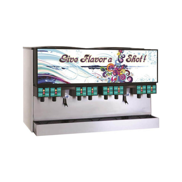 Lancer 75-9999-090908 61-inch flavor select 60 beverage dispenser, front view