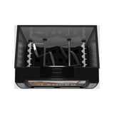Lancer 85-4980B-08-03/01 44-inch twinpour ice & beverage dispenser, ice bin and agitator view