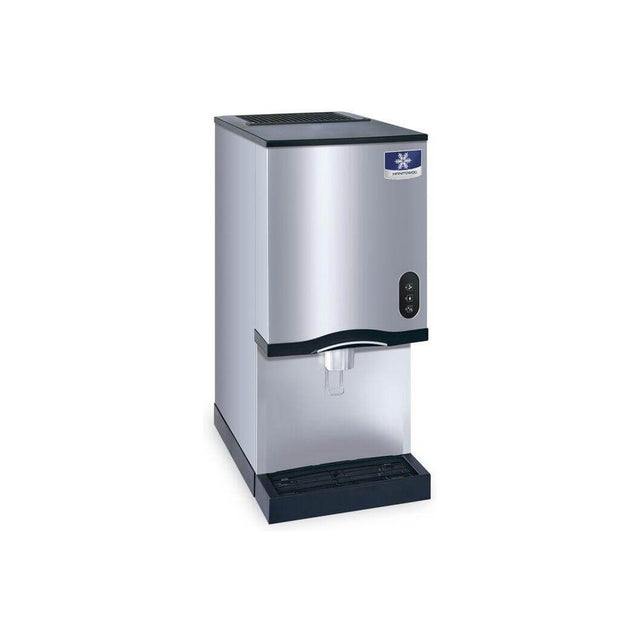 Manitowoc CNP0201A-161L push-lever countertop nugget ice machine and water dispenser, 10 lb storage, front view