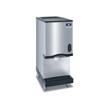 Manitowoc CNP0201A-161L push-lever countertop nugget ice machine and water dispenser, angled view shown on optional legs