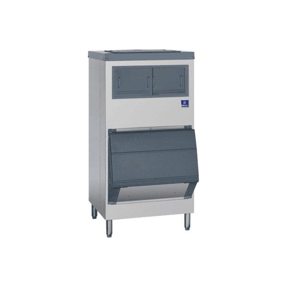 Manitowoc F700 30-inch 509 lb stainless steel ice storage bin, front view