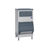 Manitowoc F700 30-inch 509 lb stainless steel ice storage bin, front view