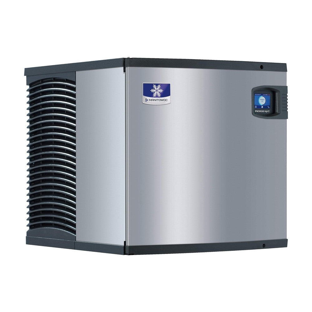 Manitowoc IDP0620A-161 Indigo NXT air-cooled dice cube ice machine head, 482 lb per day, front angle view