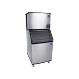 Manitowoc IDT0750W ice maker on storage bin