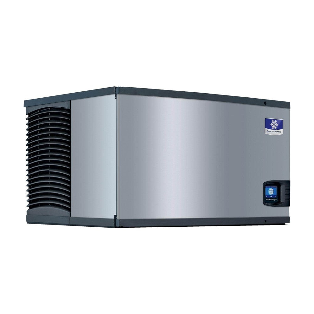 Manitowoc IYP0300A-161 Indigo NXT air-cooled half dice cube ice machine head, 325 lb per day, front angle view