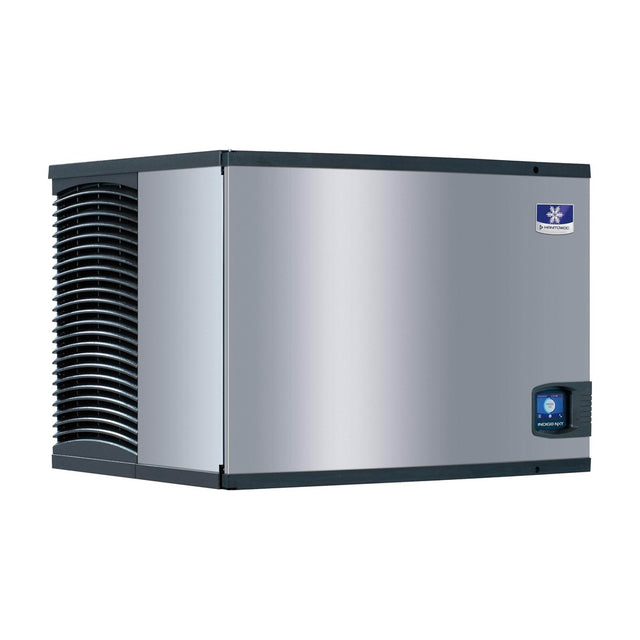 Manitowoc IYP0600A-161 Indigo NXT air-cooled half dice cube ice machine head, 672 lb per day, front angle view
