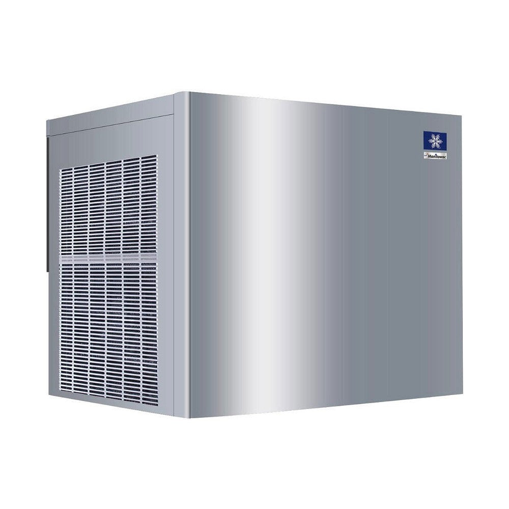 Manitowoc RFF1300W-261 water-cooled flake ice machine head, 1,365 lb per day, front angle view