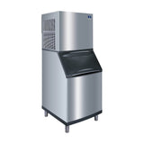 Manitowoc RFF1300W-261 water-cooled flake ice machine shown on a 30-inch storage bin (bin sold separately)