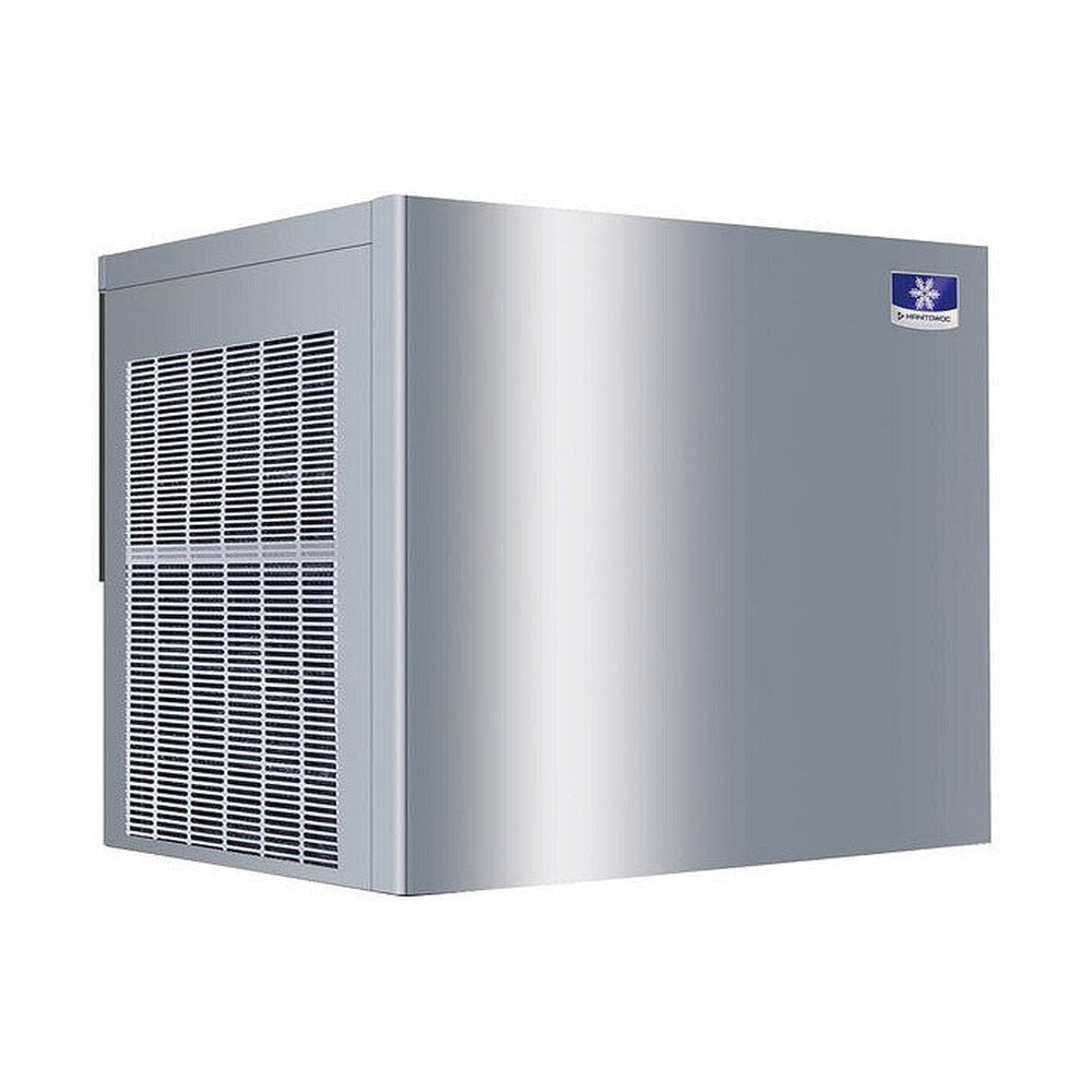 Manitowoc RNF1100W-261 water-cooled nugget ice machine head, 1,158 lb per day, front angle view