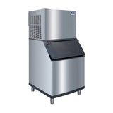 Manitowoc RNF1100W-261 water-cooled nugget ice machine shown on a 30-inch storage bin (bin sold separately)