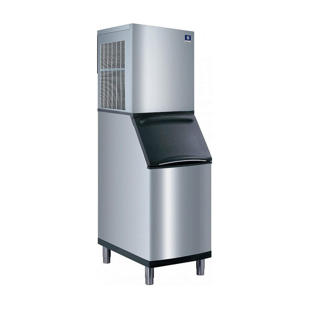 Manitowoc RNP0620W-161 water-cooled nugget ice machine shown on a 22-inch storage bin (bin sold separately)