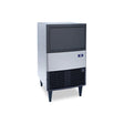 Manitowoc UDP0065A-161B air-cooled 7/8" x 7/8" x 7/8" dice cubes undercounter ice machine with built-in 31 lb bin, front view