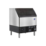 Manitowoc UDP0310A-261Z air-cooled 7/8" x 7/8" x 7/8" dice cubes undercounter ice machine with built-in 119 lb bin, front view