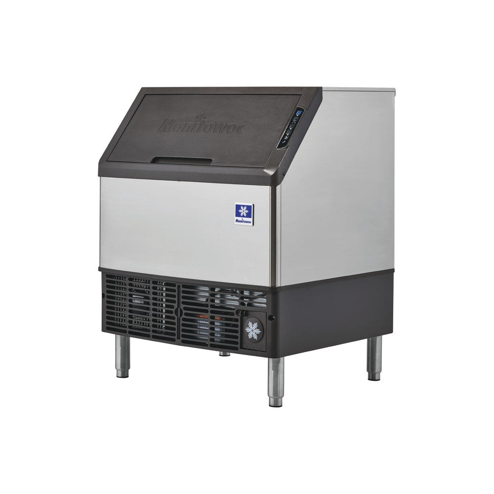 Manitowoc UDP0310A NEO 30-inch undercounter ice machine, right-side angled view of the NEO 310-series cabinet shared by the URP, UDP and UYP0310 models, showing the lid touchpad and front grille