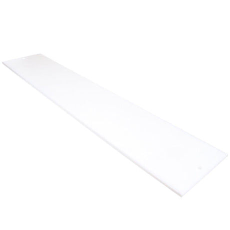 Delfield 1301461, White Polyethylene Cutting Board, 1/2" x 10" x 48"