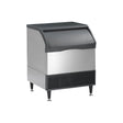 Scotsman CU3030MAX-32 30-inch air-cooled medium cube undercounter ice machine with built-in bin, front angle view