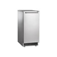 Scotsman CU50PAX-1 15-inch air-cooled gourmet cube undercounter ice machine with built-in bin, front angle view