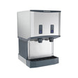 Scotsman HID525ABX-1 500 lb push-button countertop nugget ice & water dispenser, 25 lb storage, front angle view