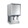 Scotsman HID540AWX-1 500 lb touch-free wall mount nugget ice & water dispenser, 40 lb storage, front angle view