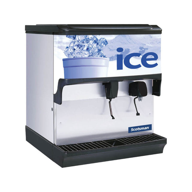 Scotsman IOD200WF-1 30" countertop ice and water dispenser, 200 lb storage, front view