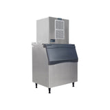 Scotsman MC1030SAX-32 ice maker on storage bin
