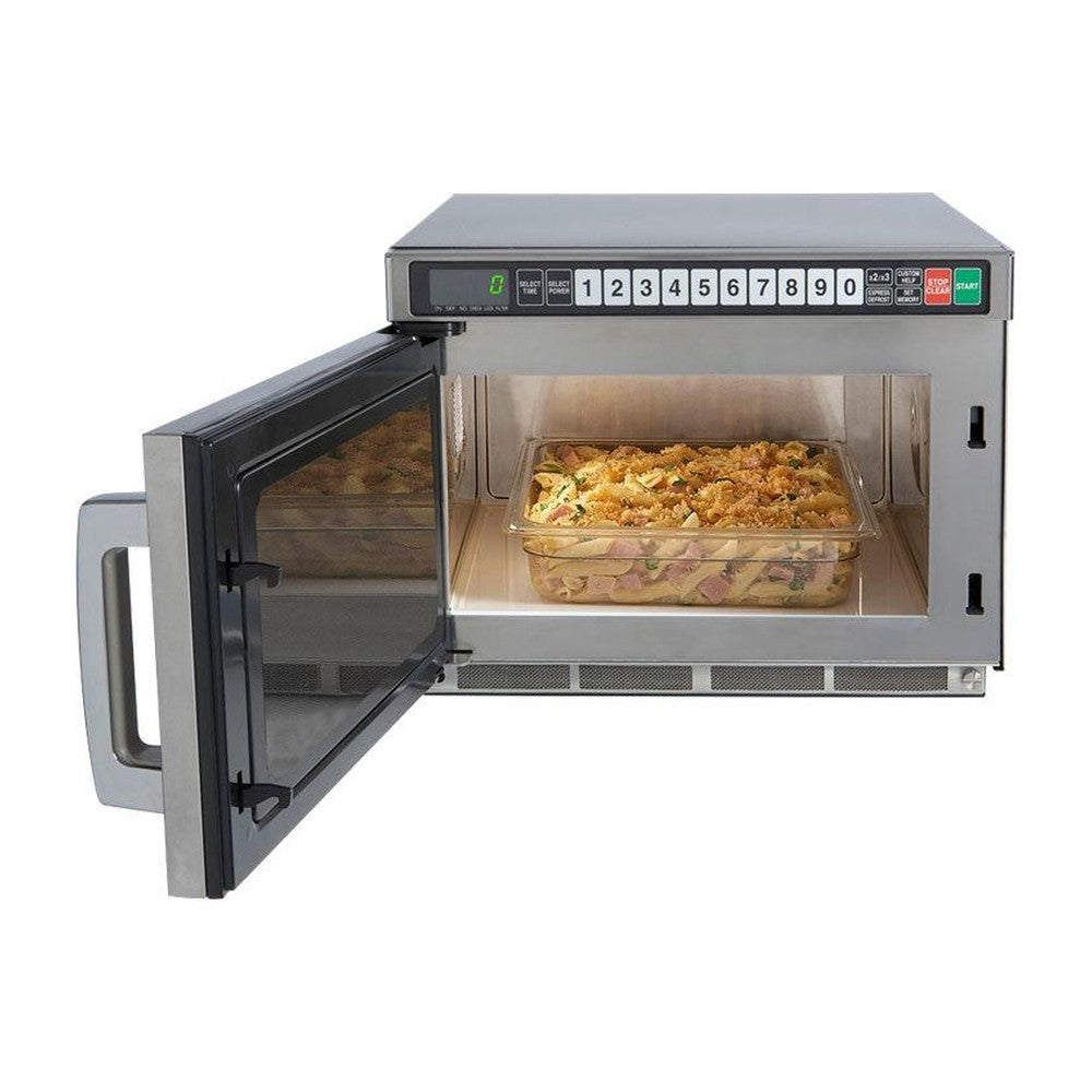 Sharp R-CD2200M heavy duty twin touch commercial microwave, view 3