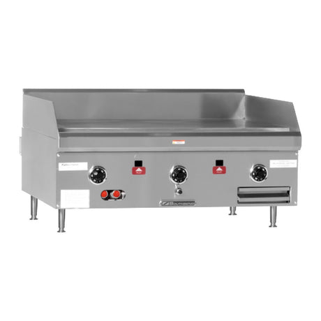 Southbend HDG-24 24" heavy duty thermostatic countertop gas griddle, front view