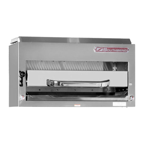 Southbend P48-RAD 48" radiant gas salamander broiler, front view