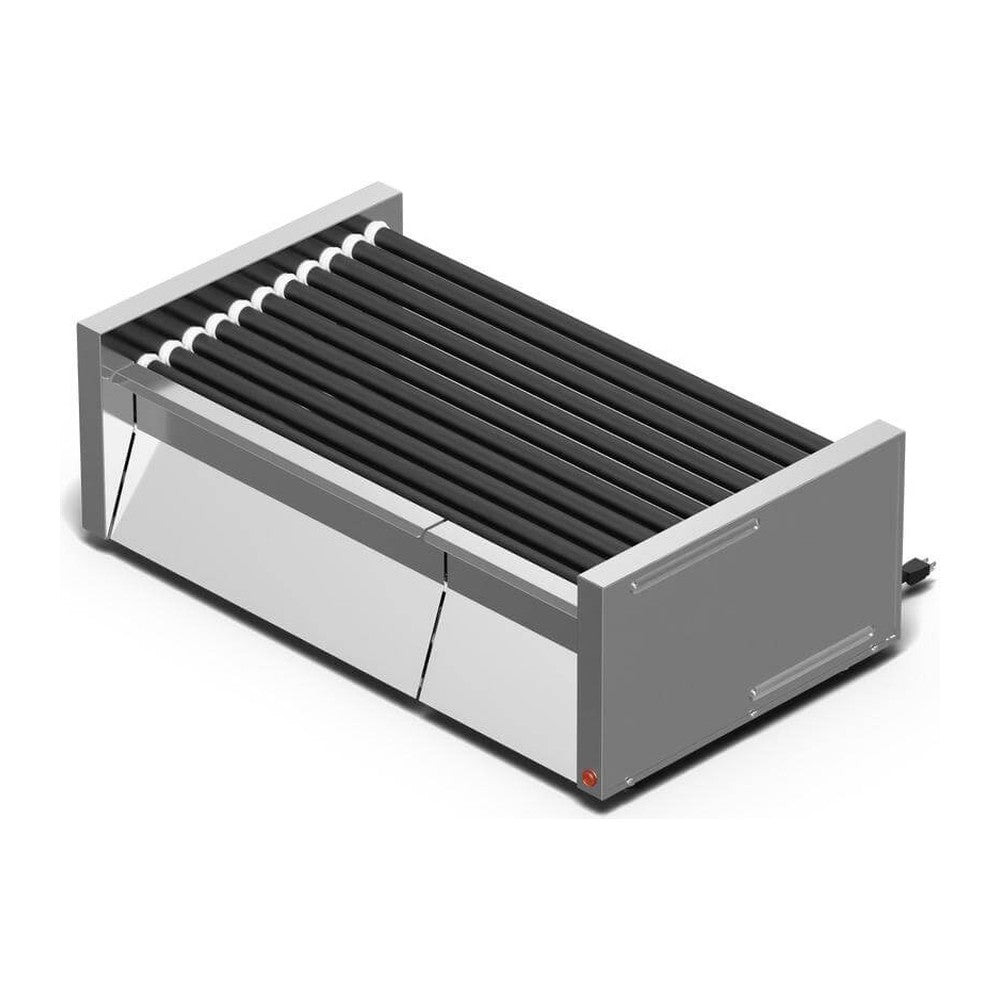 Star 45STBD hot dog roller grill with 16 StalTek rollers and bun drawer (view 3)