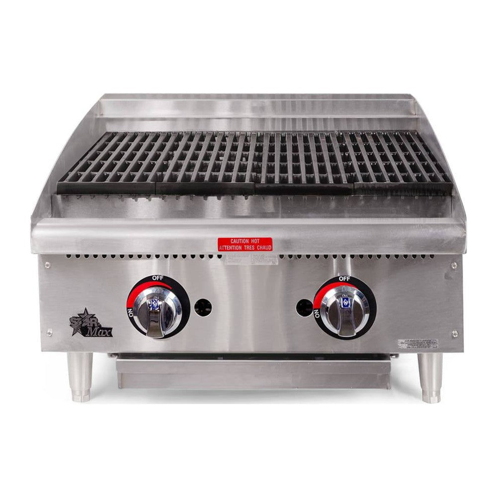 Star 6024CBF 24" Star-Max lava rock gas charbroiler